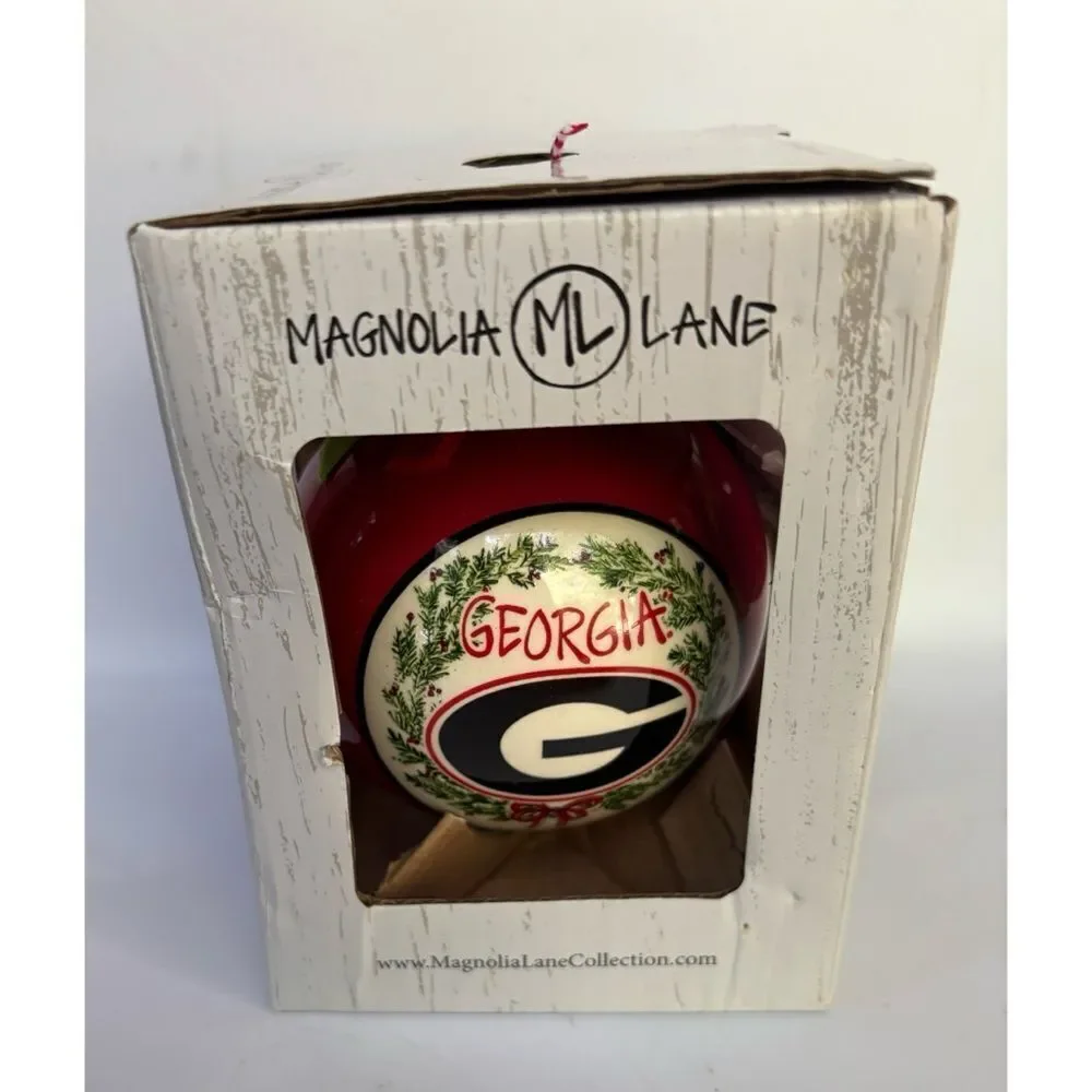 Magnolia Lane 20171 University of Georgia Bulldogs Kickoff Ornament / NIB